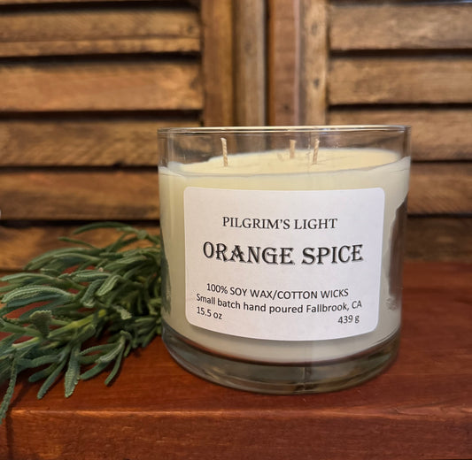 Orange Spice 3 Wick
