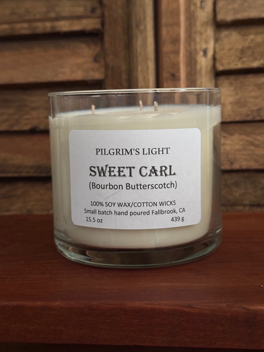 Sweet Carl (Bourbon Butterscotch) 3 wick